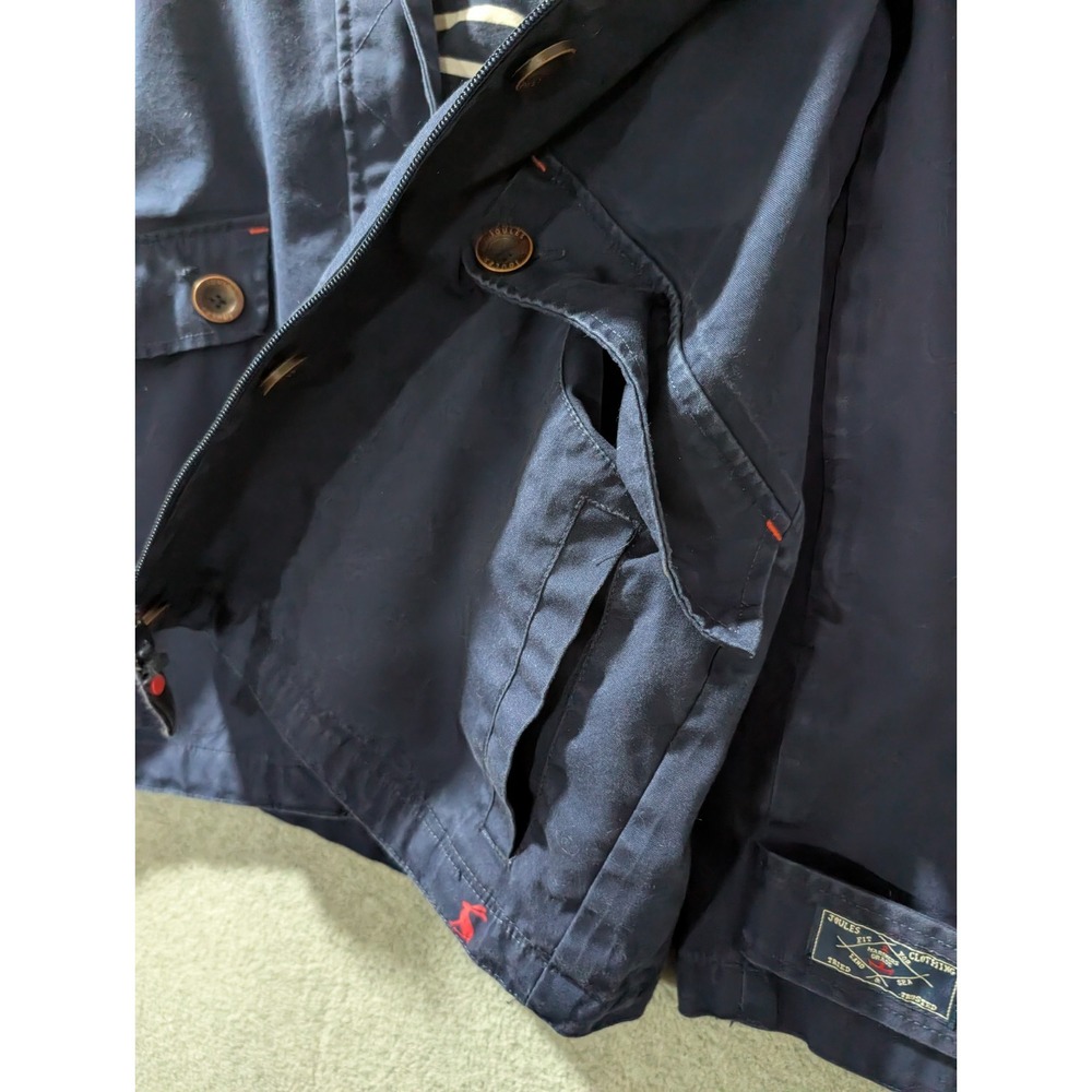 Joules Womens US 12 XL Navy Blue Mariner Waterproof Breathable Spring Jacket - Picture 10 of 14